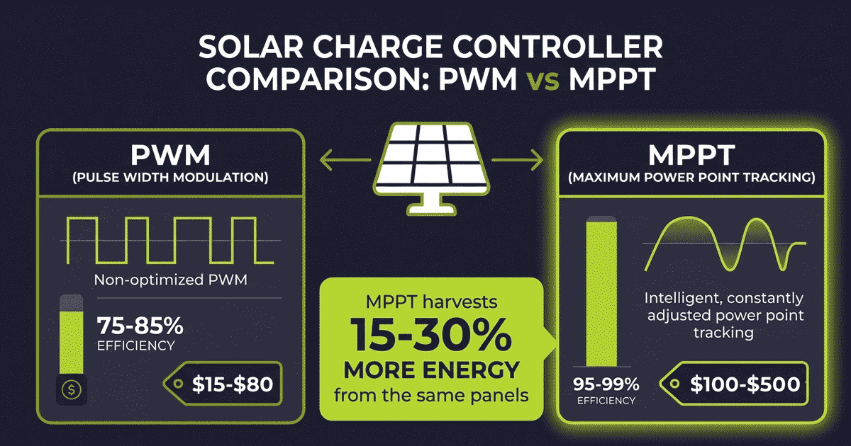 MPPT vs PWM Charge Controllers: What Every Off-Grid Solar Owner Needs to Know
